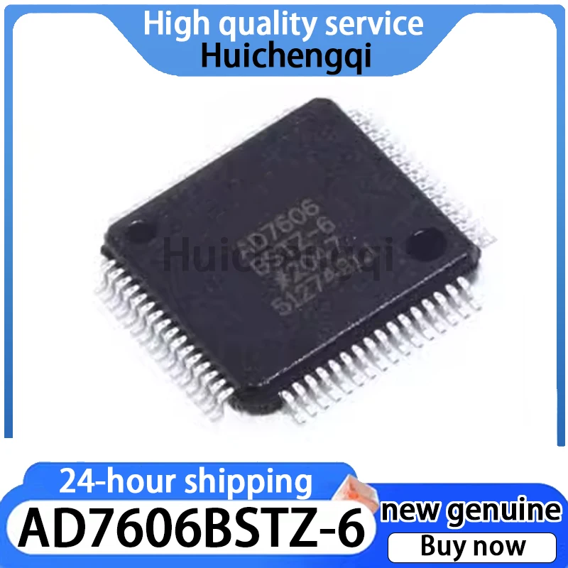 1PCS New AD7606 AD7606BSTZ-6 Package QFP64 Microcontroller Chip Original in Stock