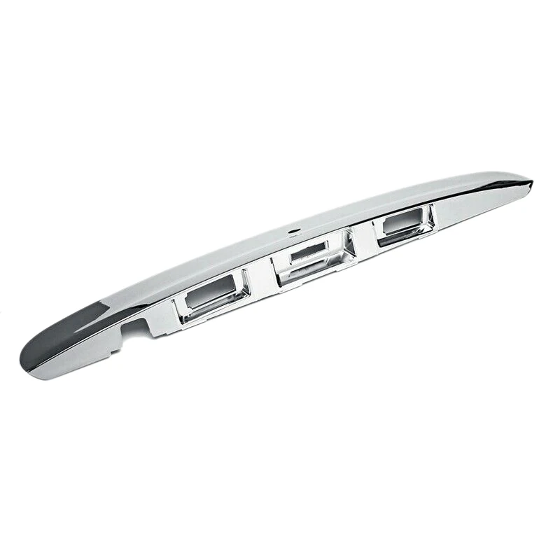 Compatible avec Nissan Qashqai J10 2007-2014, poignée de hayon arrière chromée avec trou pour caméra de clé intelligente