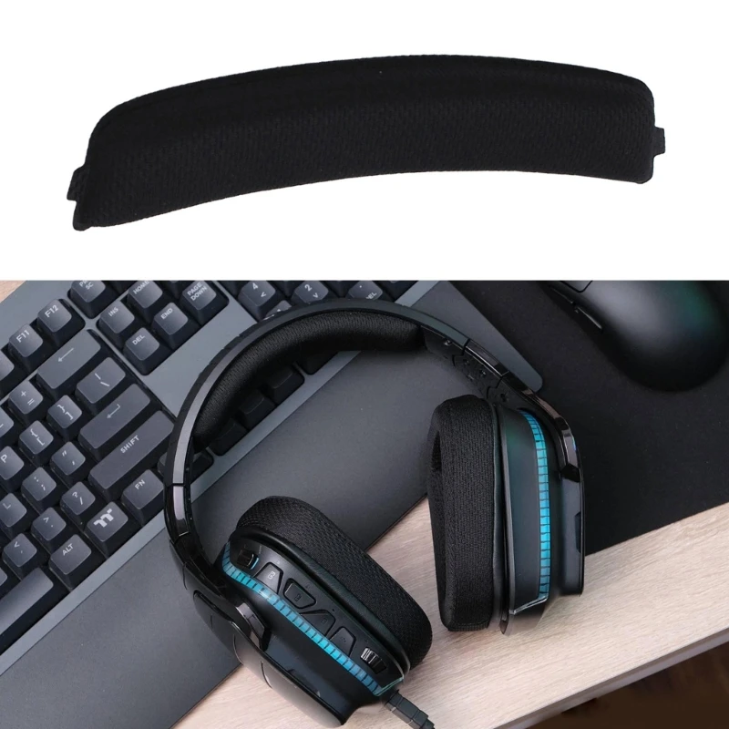 Wymienne poduszki pałąkiem na głowę HeadBeam do słuchawek G633 G633S Perfect Fit poduszki HeadBeam grube pianki nauszniki