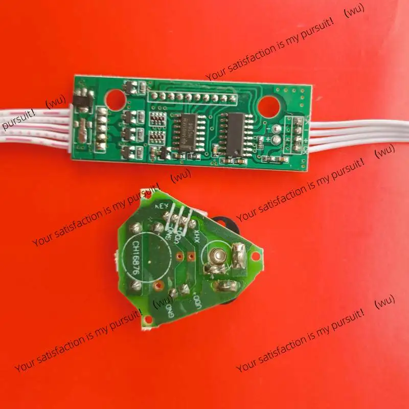 Night fishing switch, four light source triangle with display screen common negative circuit board, light line accessories