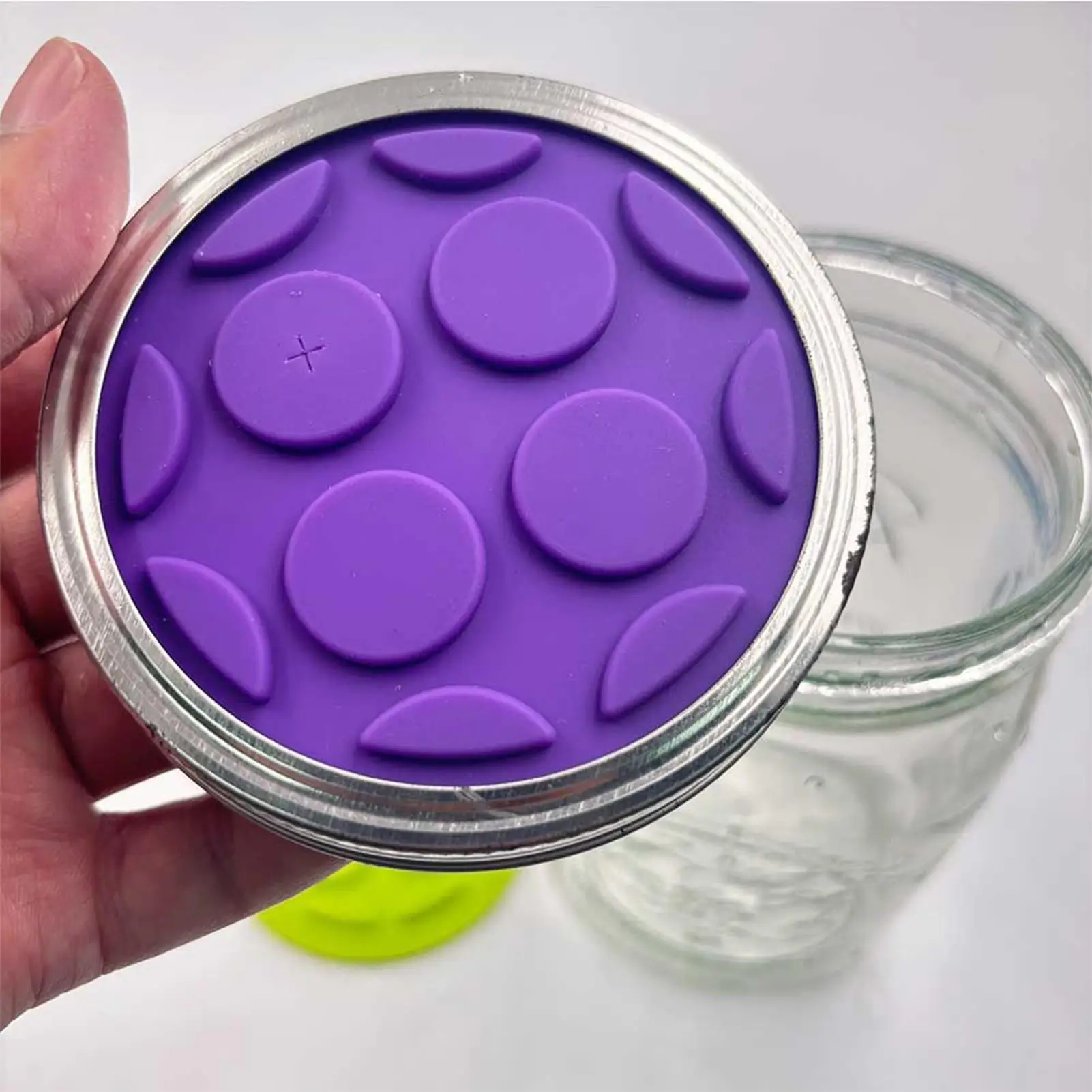 Fermenting Lids 4 Piece Silicone Airtight Cap Seal Cover For Canisters Kitchen Home Storage Food Meal Salad Dressing Yogurt