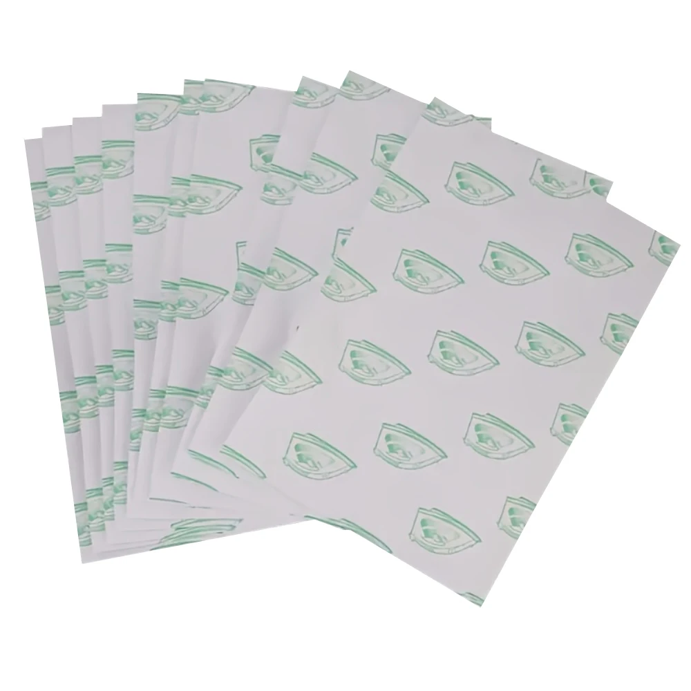 A4 Heat Transfer Paper laser Self Weeding Light Fabric 10sheets Laser Heat Transfer Paper For T-shirts No Need To Cut Off Edges