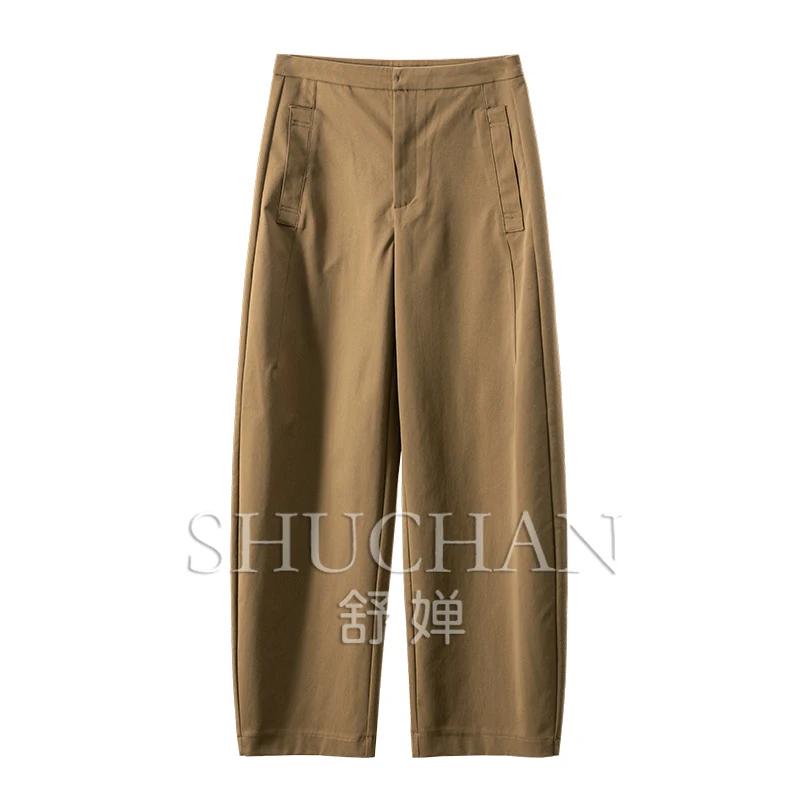 

Early Autumn Casual Loose Skinny High Waist Wide Leg Sickle Pants Women's 8U30 Pantalon Pour Femme Trousers