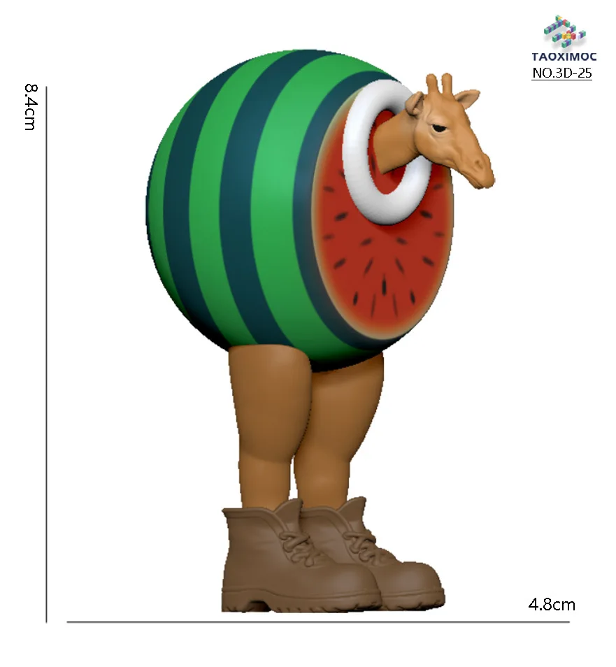 Stampa 3D Brainrot italiano Anime Action Figure Shimpanzini Bananini Figura da collezione Tung Sahur Blind Box Regali di Natale