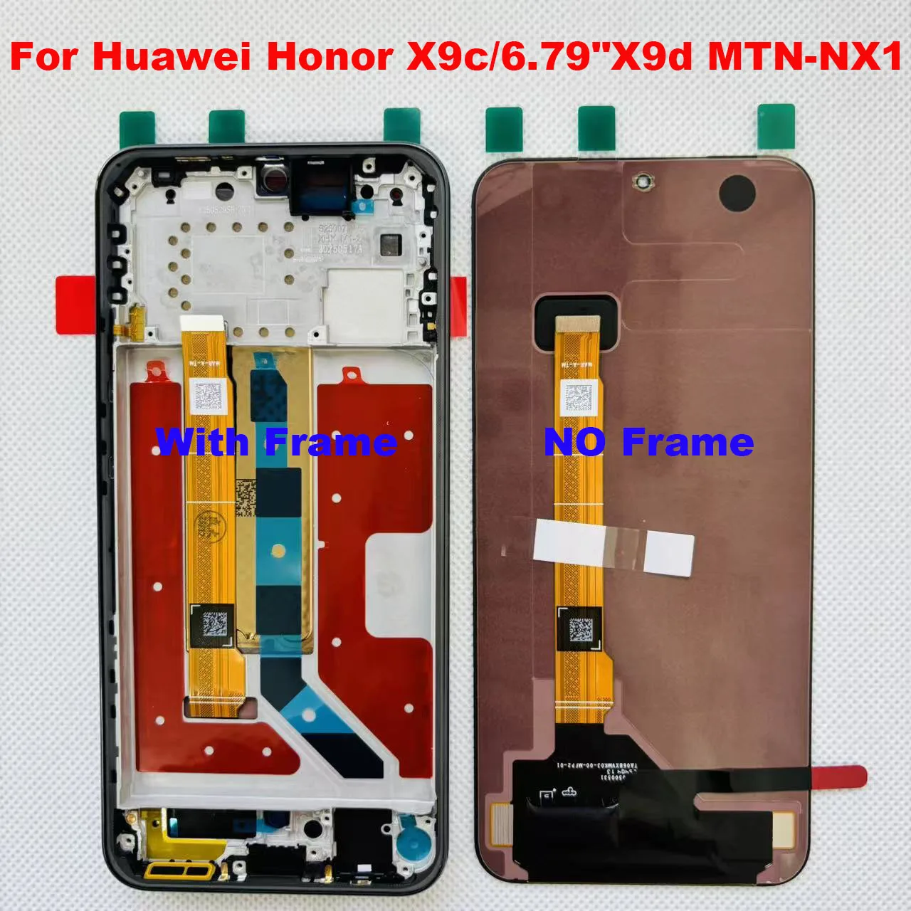 Originele 6.78 "AMOLED Voor Huawei Honor X9c BRP-AN00/6.79" Voor Honor X9d X70 MTN-NX1 LCD Display Frame Touch panel Digitizer