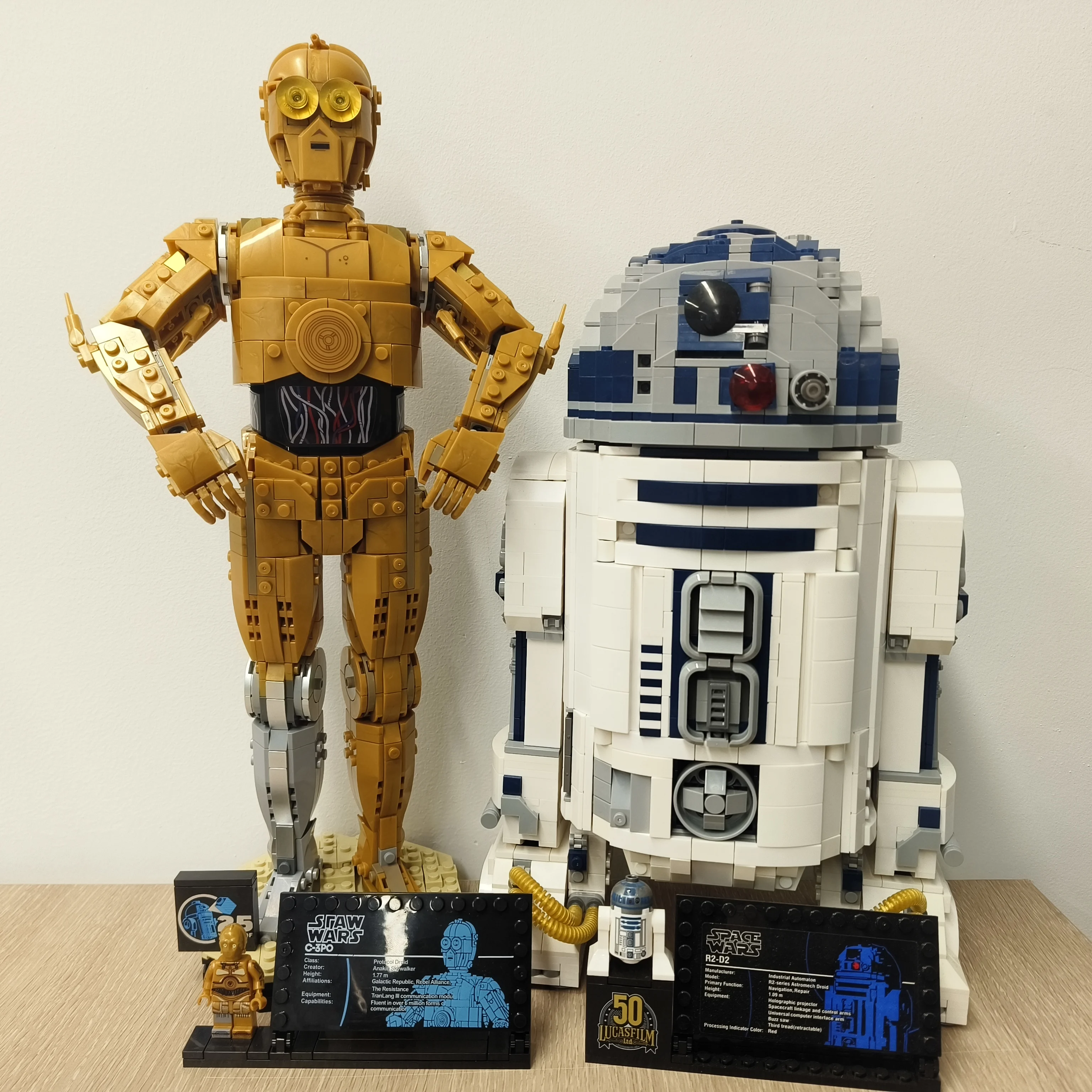 توفير كبير UCS معركة روبوت C-3PO 75398 R2-D2 75379 الاتحاد الطوب تجميع لغز كتل نموذج لعطلة عيد ميلاد لعبة الهدايا #4