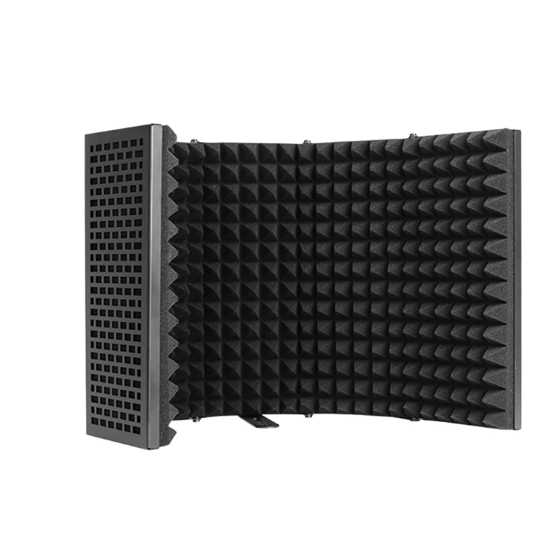 Microphone Portable Tabletop Sound Absorbing Foam Reflection Filter Mic Soundproof Equipment For Audio Recording