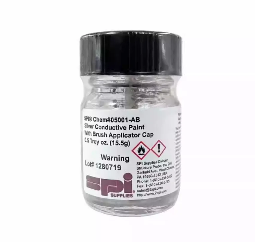 FOR SPI Supplies 05001-AB Silver Conductive Epoxy for SEM EDS Sample Mounting Electrical Connection and High Vacuum Applications