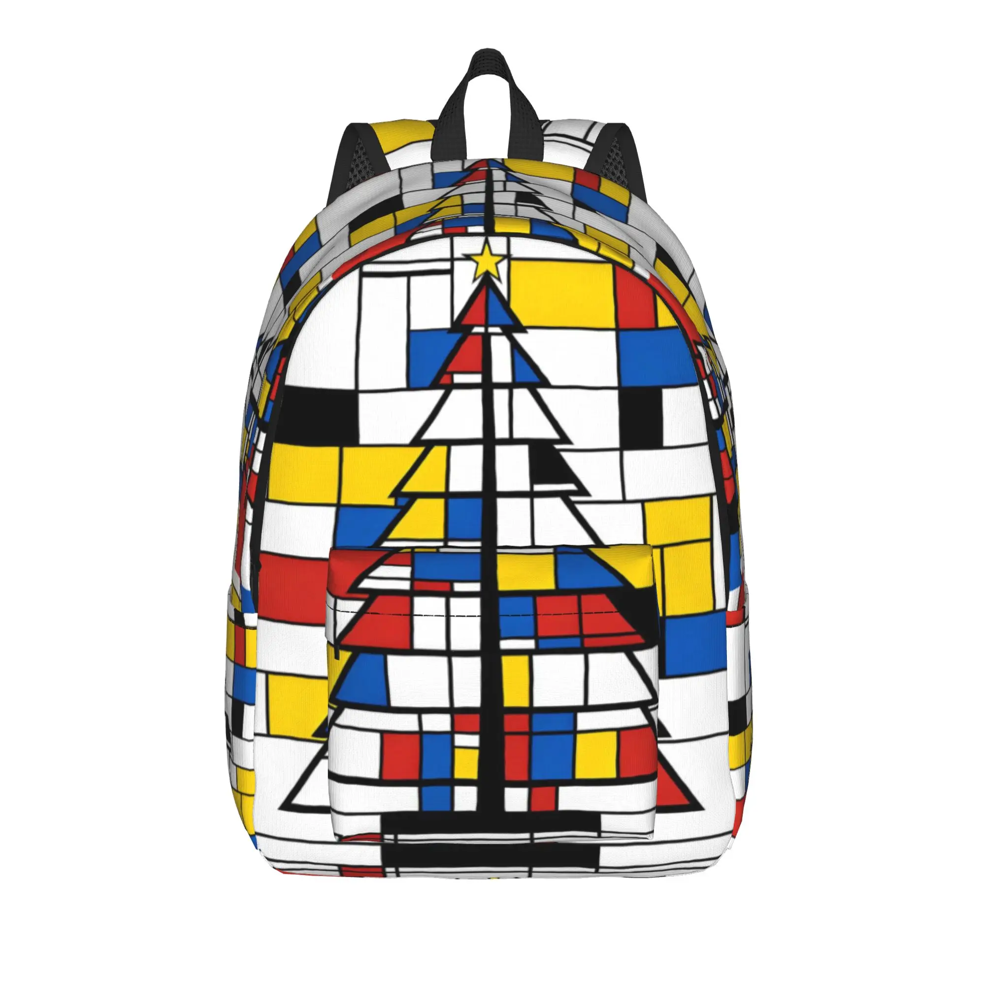 

Piet Mondrian De Stijl Backpack for Men Women Fashion Student Work Daypack Laptop Shoulder Bag Outdoor