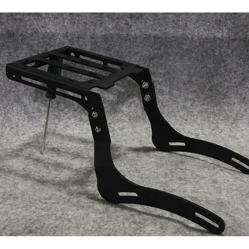 Rear Carrier Cargo Plate Shelves Luggage Rack for Honda REBEL 1100 CM1100 CMX1100 2021 2022 2023 2024 21 22 23 24 Matte Black