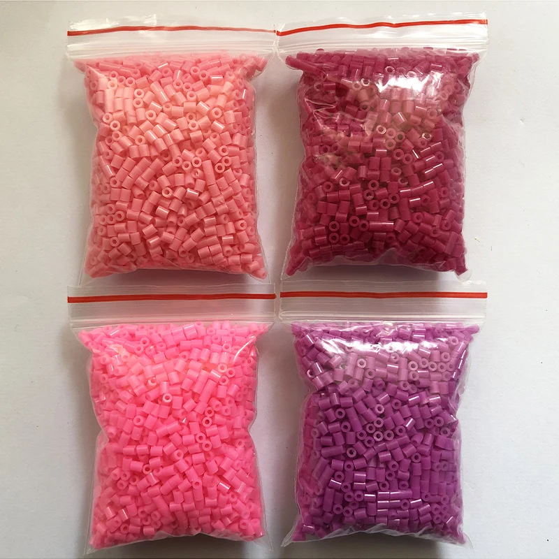Borsa da 2.6mm/4 pezzi Mini 8000 pezzi Perler Hama Beads perline di ferro per bambini puzzle fai da te giocattolo regalo fatto a mano di alta qualità