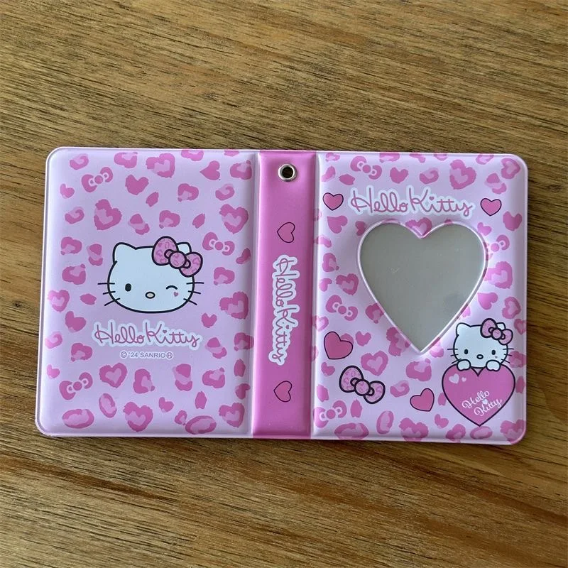 خمر مثير ليوبارد طباعة لطيف Kawaii HK ألبوم صور الديكور Kawaii اليابانية Harajuku كيتي ألبوم صور مع سلاسل المفاتيح #2