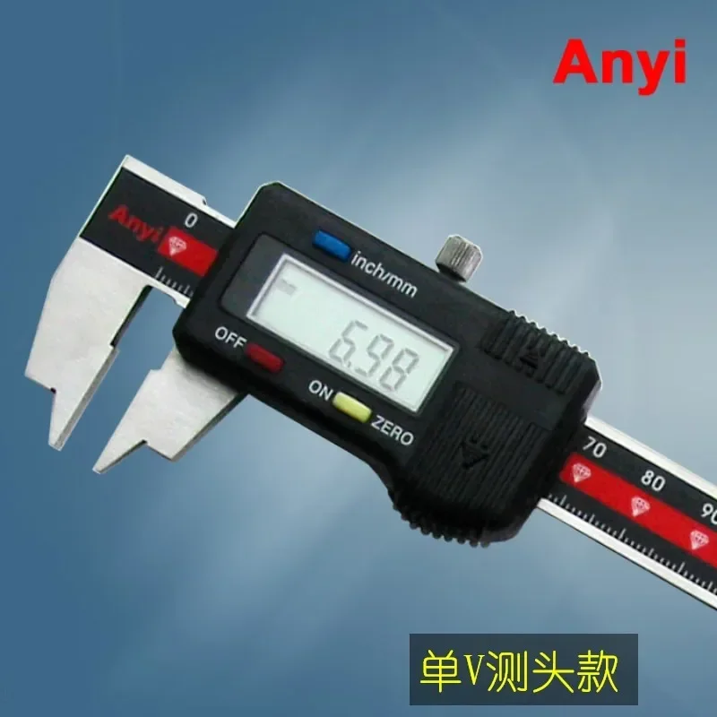 Anyi 23 V groove diameter digital calipers RTJ calipers for inside and outside diameters of pipeline valves