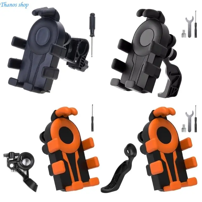

Motorcycle Phone Holder Bicycles Phone Holder Adjustable Bracket For 4.7-7inch X37A