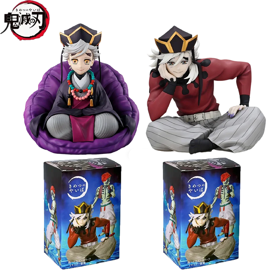 10cm/3,94 Zoll Anime Demon Slayer Figur Douma Actionfigur Sammlerstück Modell Spielzeug Geschenk Nudelstopper Geburtstagsgeschenk