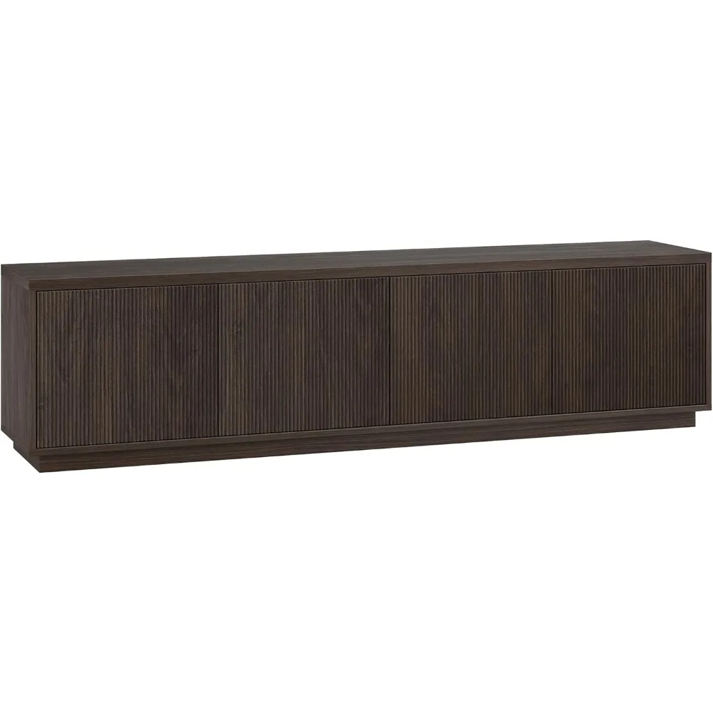 Henn&Hart Rectangular TV Stand for TV's up to 85