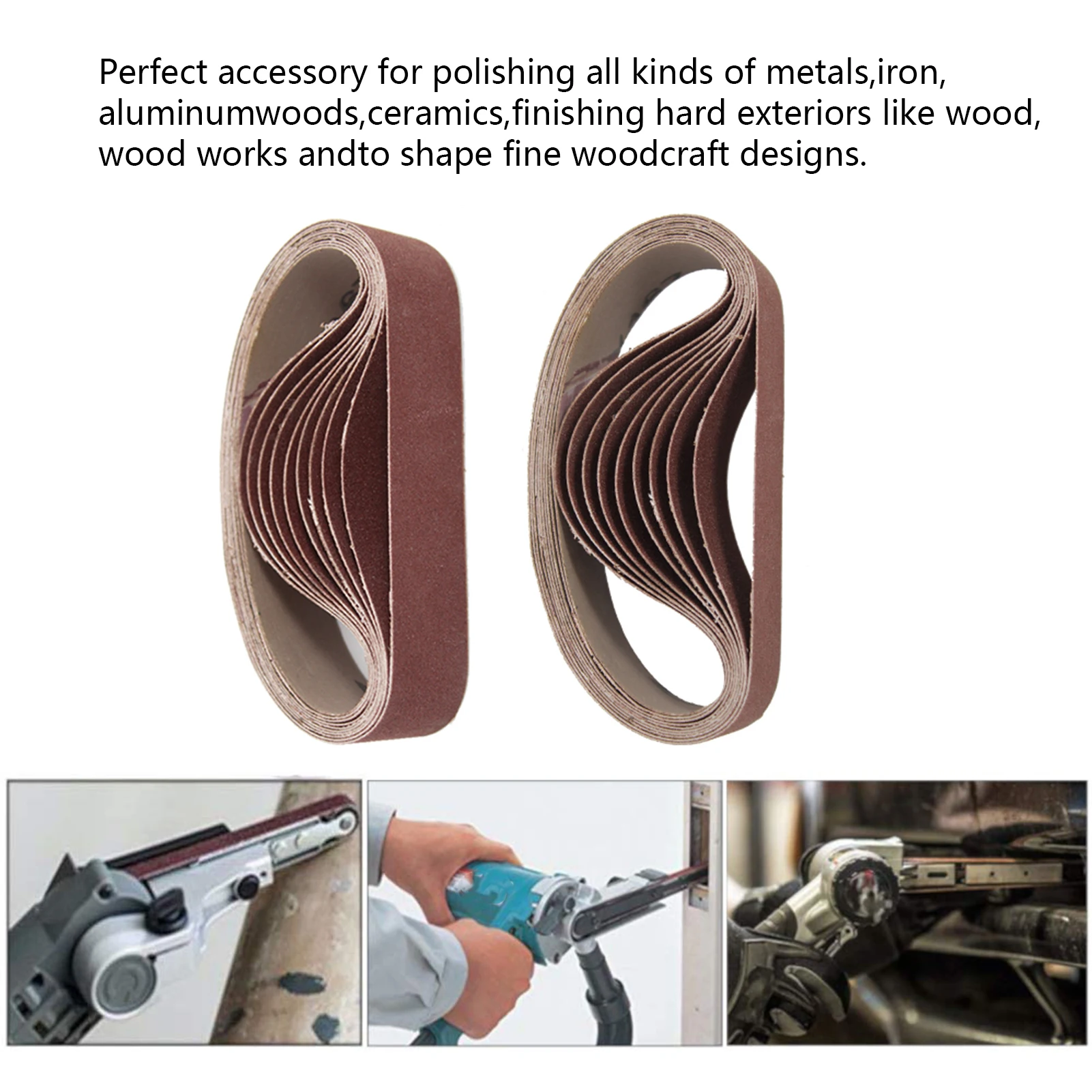 Fita de lixa de alumina 80 grãos 330x30mm rolo de lixadeira abrasiva para moagem polimento rolo de lixa abrasiva