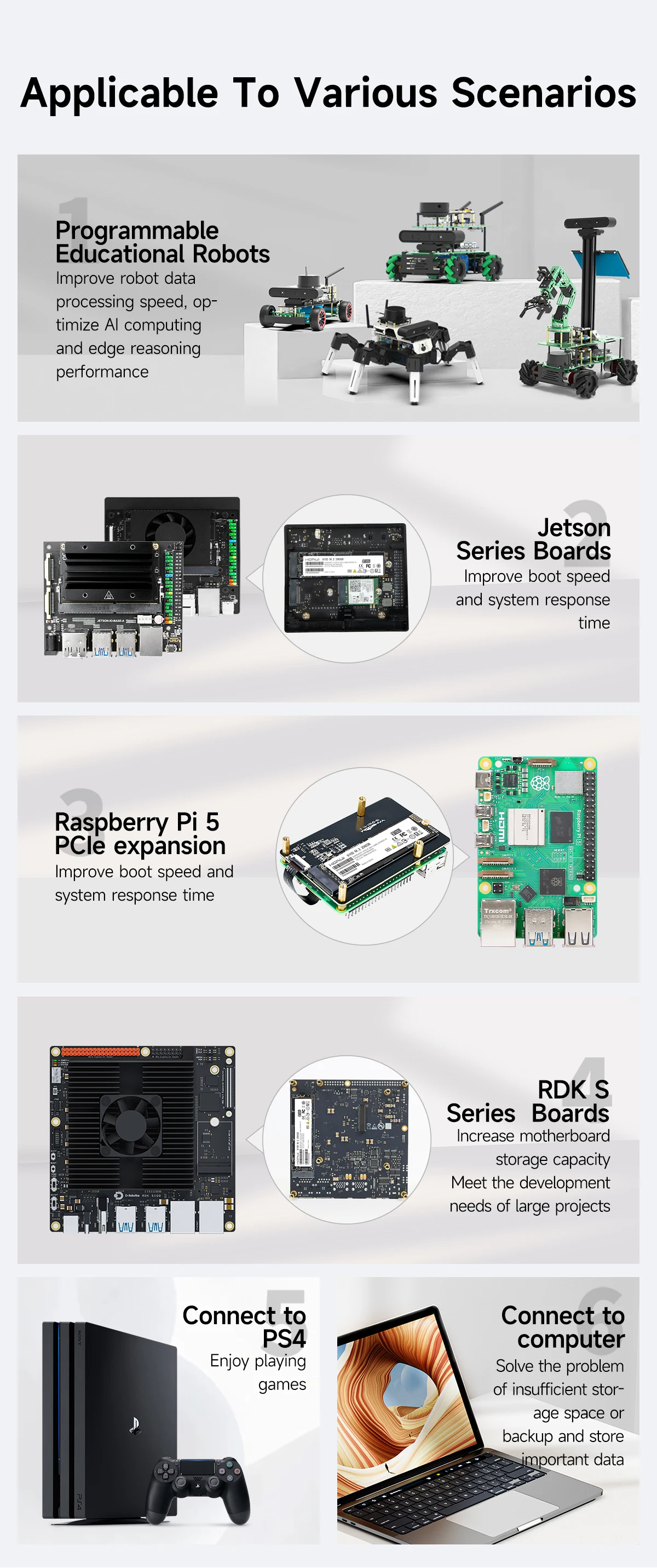 SSD Solid State Drive 256G M.2 PCle 3.0 Schnittstelle NVMe-Protokoll Fast Tead und Schreiben für Jetson Raspberry Pi Board Laptop Desktop – Detail 4