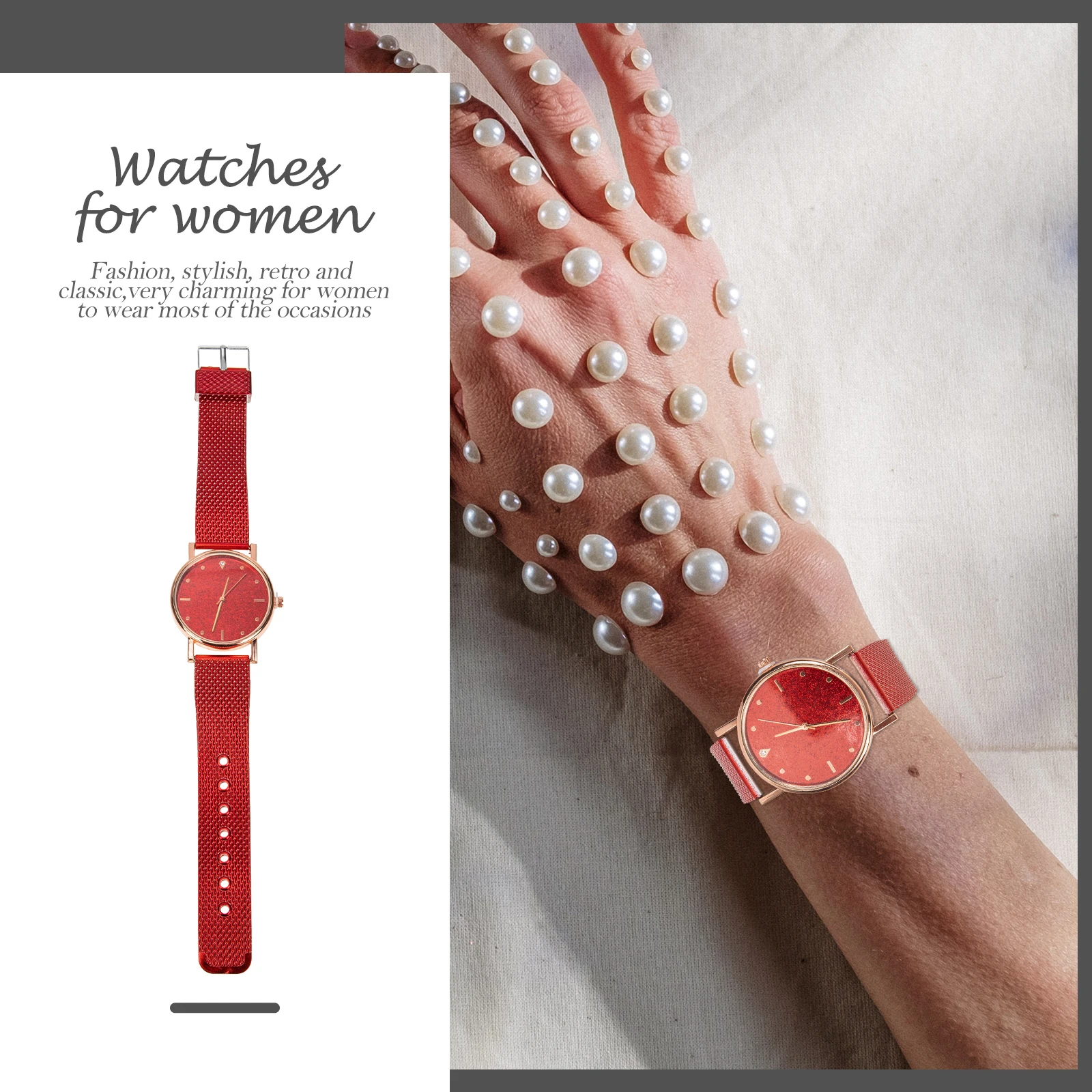 

Quartz Watch Woman Women's Watches Silicone Wristwatch Female for Business Ladies