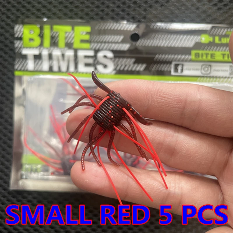 LURETV RAID SAME STYLE 5PCS 1WAY HYBRID ZBYFDKGY SOFT BAIT LURE BITE