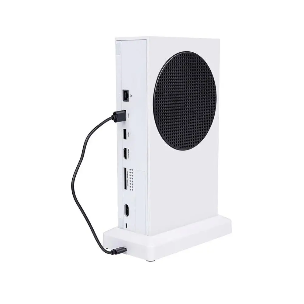 For Xbox Dual Cooling Fan for Xbox Series S Console 3 Speeds Vertical Stand Holder External Cooler 2 USB Ports Fans Dock Station