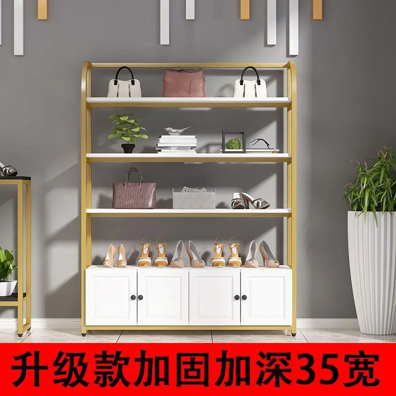 Shopping mall window multi-layer shoe rack display creative floor-to-ceiling shoe store shelf clothing store shoe cabinet