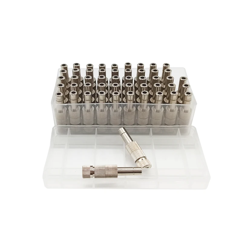 50 stücke Niederdruck Mikro Nebel Wasser Nebel Spray Düse Für Kühlung Beschlagen Kühlsystem 0,1mm ~ 0,8mm