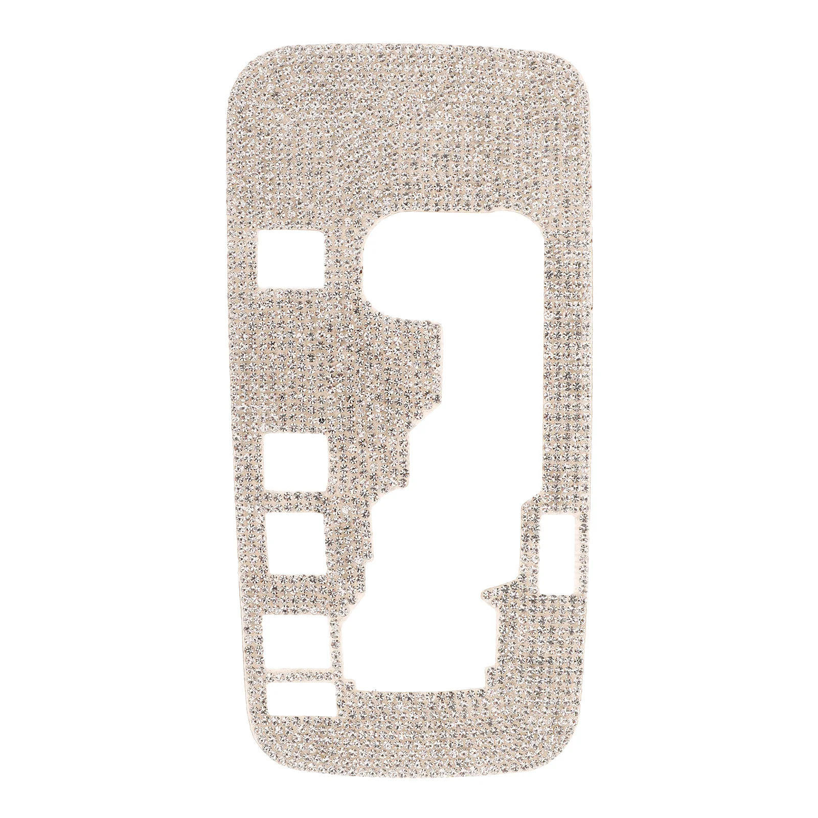 

Car Gear Panel Sticker Rhinestone Auto Trim Cover Anti Scratch Decorative Sticker For Car Interior Decorations