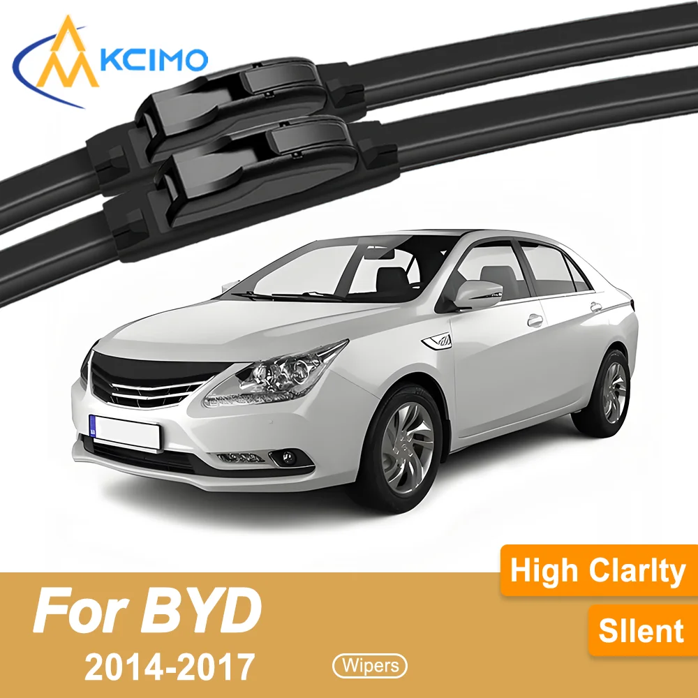 

2-Pack Superior Wiper Blades for BYD BYD G5 2014-2017 All-Season Durable Quiet Wiping Uninterrupted Visibility