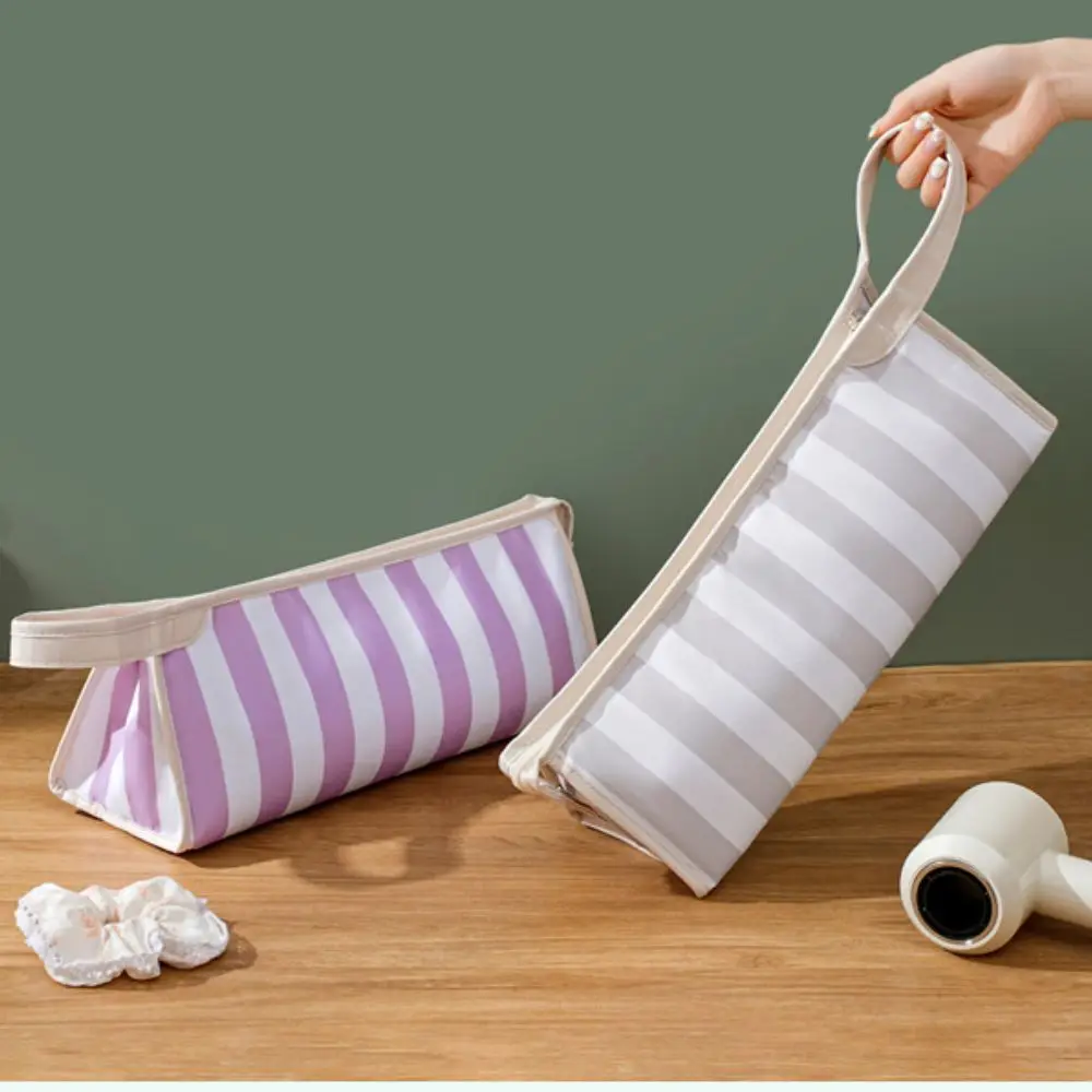 Carry Handle Hair Dryer Storage Bag Water-Resistant Scratch-Resistant Blow Dryer Storage Bag Compatible Wide Gusseted