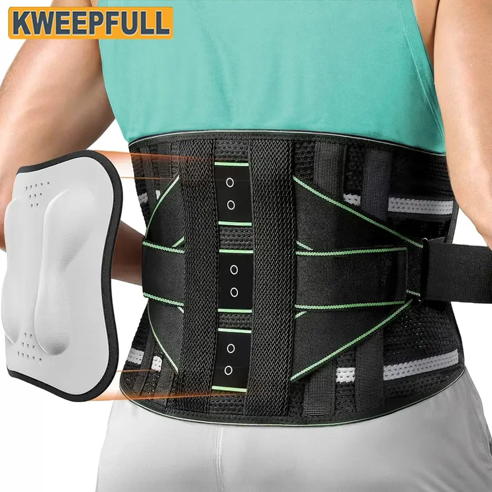 1Pcs Back Pain Relief Back Brace for Men & Women, Premium Support Belt Equipped with 3D Pad and Bionic Support System