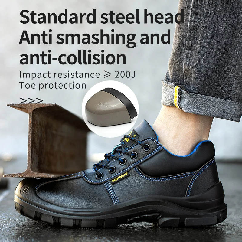 Safety Shoes ManforWork Man\'s Safety working Shoes Lightweight Work Wear Free Shipping Industrial Security-Protection Waterproof