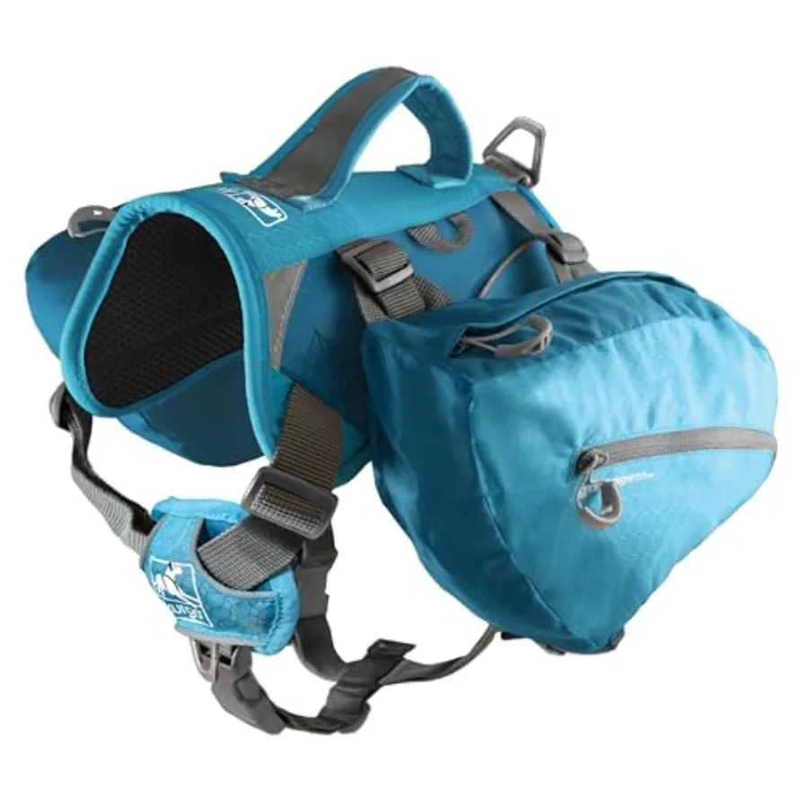 

Dog Saddlebag Backpack Back Pack Dog Harness Hiking Pack for Dogs Packs for Pets to Wear Camping and Travel Vest Harness Reflec