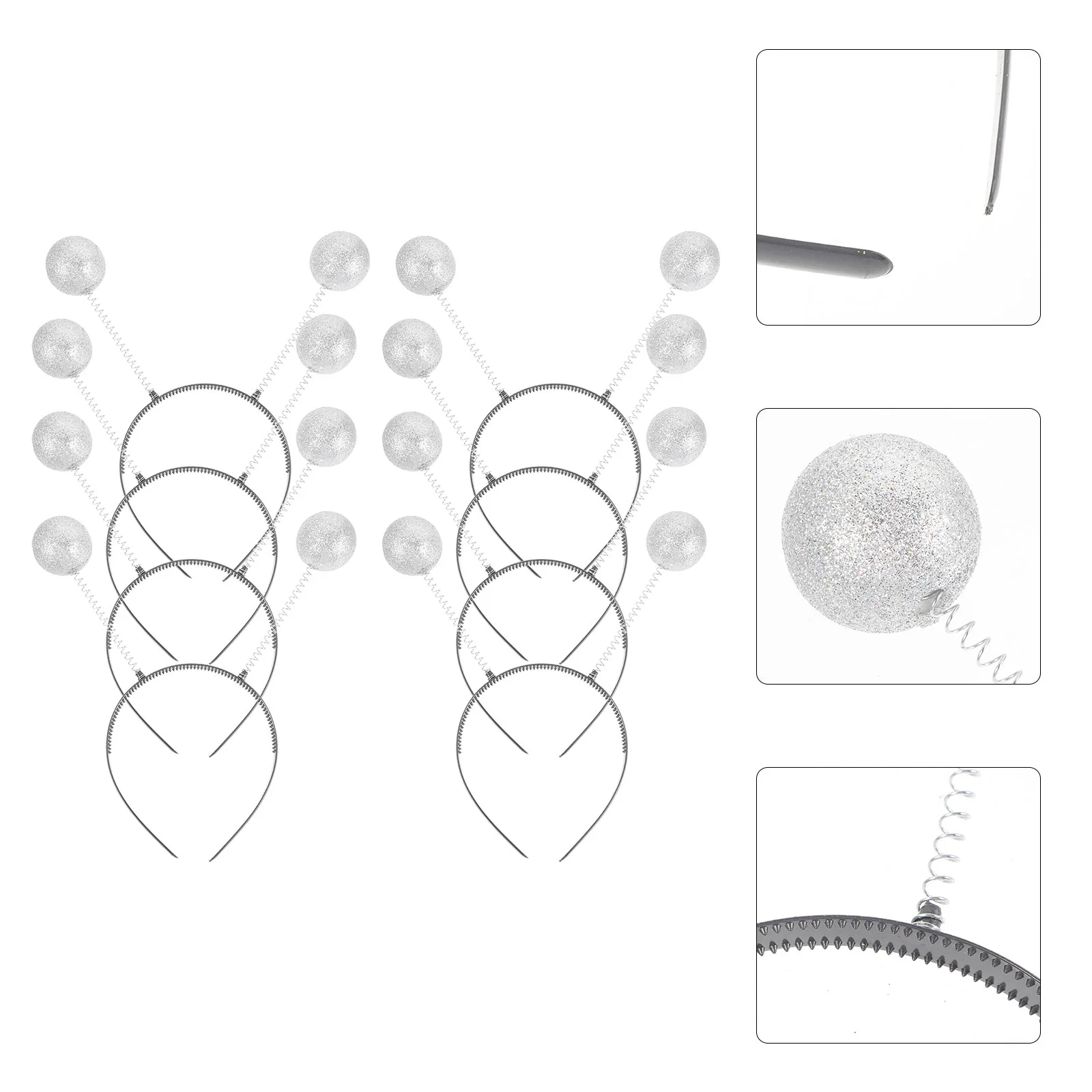 

8 Pcs Foam Ball Headband Hairbands Costume Accessories Pillow Decor Party Headwear Froth Antenna Headbands Ornaments