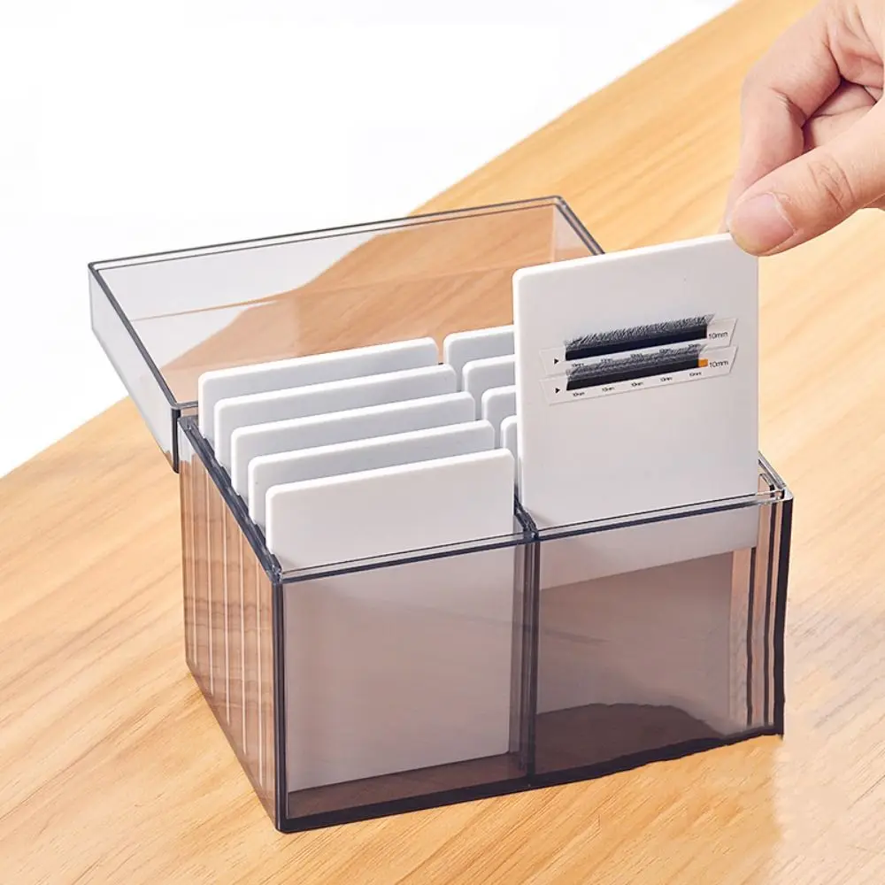 

10-Layer Acrylic Eyelash Storage Box Spacious Dust Cover Lashes Display Stand Eyelash Plates Space Saving Makeup Tool