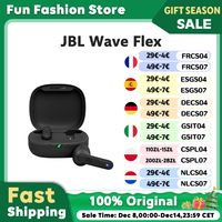JBL Wave Flex Wireless Bluetooth Earphones TWS Wireless Earbuds JBL Deep Bass Sound Long Battery Life JBL Earphones