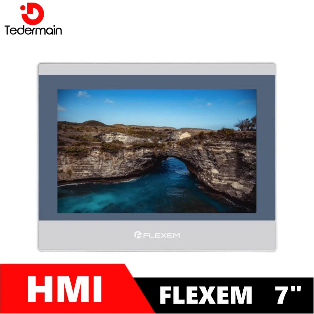 

FLEXEM 7"HMI FE3070C FE6070WE FE7070W F007N Industrial touch screen 1024*600 Compatible with various PLC Remote control Ethernet