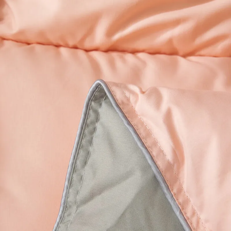 goose down comforter winter 5kg 4kg 3kg duvets edredones down quilt blankets thick duvet pink and grey blue Beige bed chunky