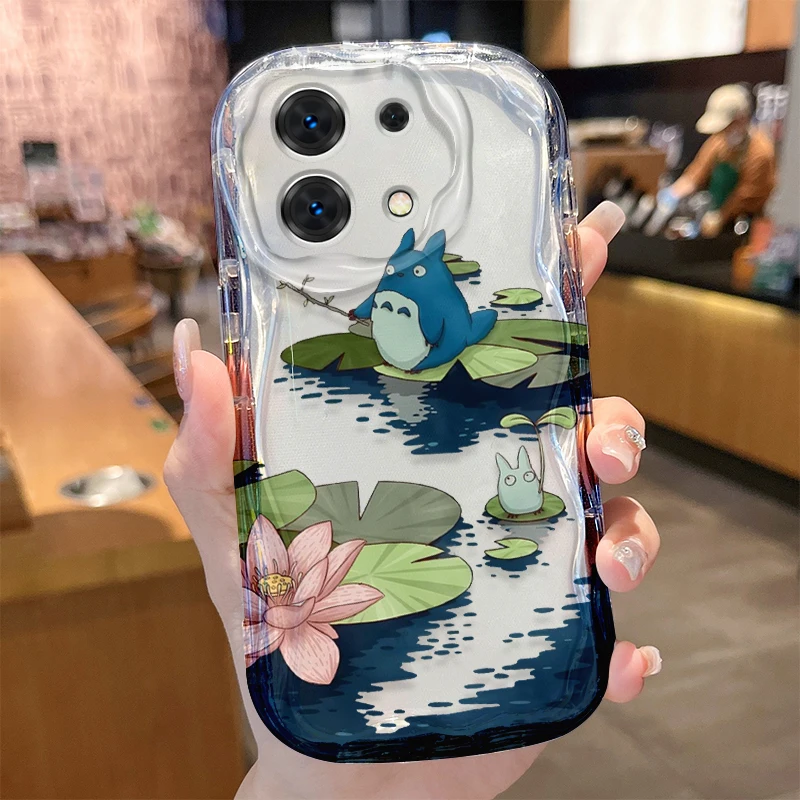 T-Totoros Case for Xiaomi Redmi Note 13 12 11 Pro Plus 4G 5G 13C 12C Turbo 12S 11S 10 9 11A 9C Silicone Shockproof Back Cover