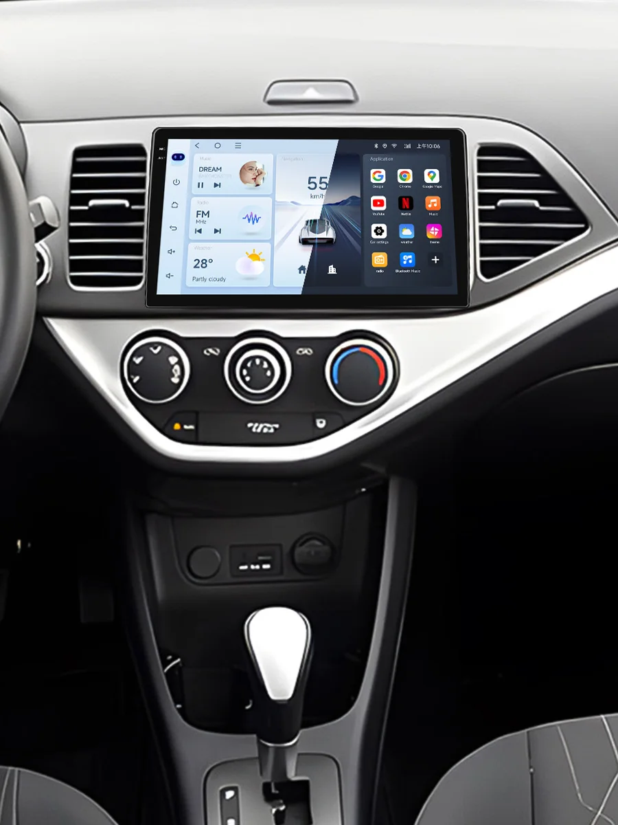 JIUYIN Android 15 Carplay Autoradio Multimidia Video Speler Voor KIA PICANTO Ochtend 2011-2016 Navigatie GPS IPS Head Unit - afbeelding 2