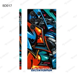 Colorful  Decal Skin for Samsung Galaxy S24 S23 S22 Ultra A54 A14 A52 A52S 5G Back Screen Protector Cover Wrap Sticker