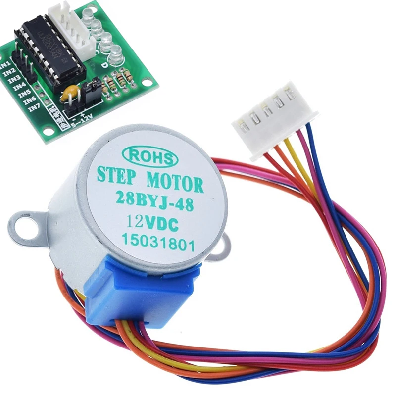 Smart Electronics 28BYJ-48 5V 4 Phase DC Gear Stepper Motor + ULN2003 Driver Board for arduino DIY Kit