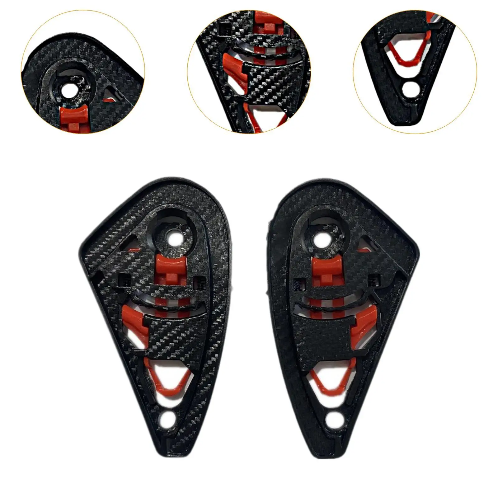 

Sturdy Helmet Lens Base Set Durable Motorcycle Helmet Accessories Side Plate for AIS 611 605-2 607-2 GXT-358 313 310 318