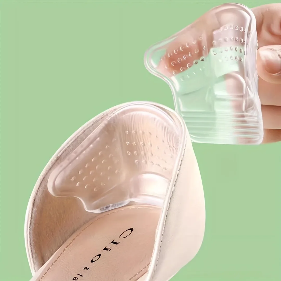 Silicone Gel Heel Inserts, Self-Adhesive Anti-Blister Cushions, Adjustable Shoe Size Pads, Reusable Comfort Heel Pads for Heels