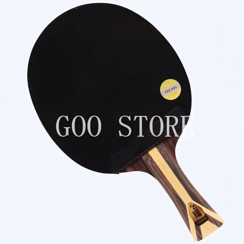 Original DHS 9 Star Table Tennis Racket Professional 5 Wood 2 ALC Offensive Ping Pong Racket with Hurricane Sticky Rubber