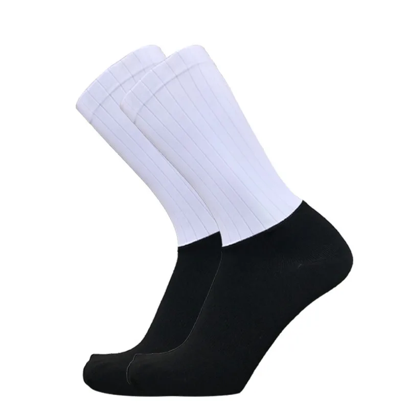 Non-slip New 2024 Cycling Quality Silicone High Socks Bicycle Racing Professional Team Aero Socks Outdoor Running Sport Socks