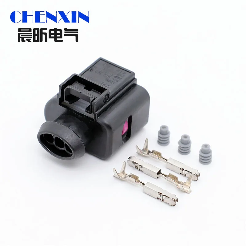 8K0973703 3 Pin 1.5mm Air Conditioning Pressure Switch Intake Pressure Sensor Connector For VW Audi