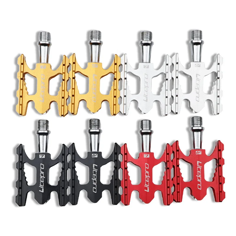 

Bicycle Pedal Folding Car Aluminum Alloy Pedal Lightweight Aluminum Alloy DU Bearing Pedal