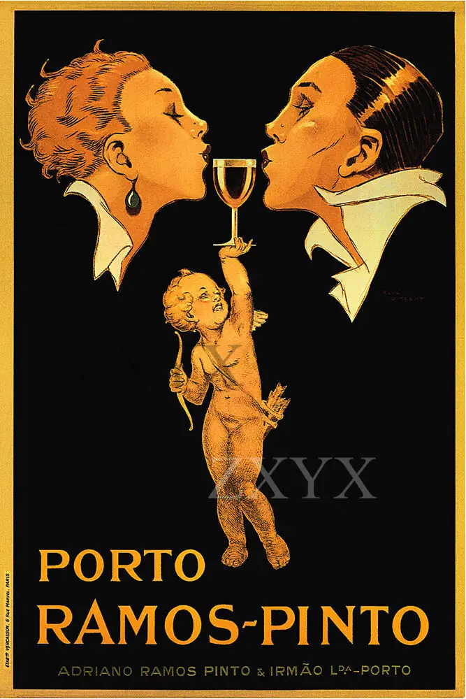 Porto Ramos Pinto Vintage Advertising Art Poster