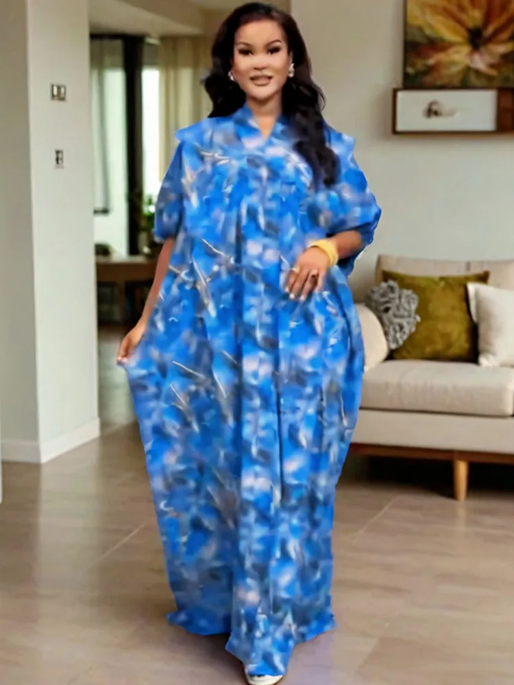 African Dresses For Women Muslim Fashion Abayas Boubou Dashiki Ankara Outfits Evening Gown Dubai Kaftan Abaya Robe Marocaine